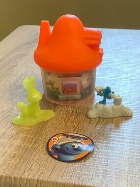 3/$10 Smurfs The Lost Village orange roof cottage 2017 Happy Meal toy